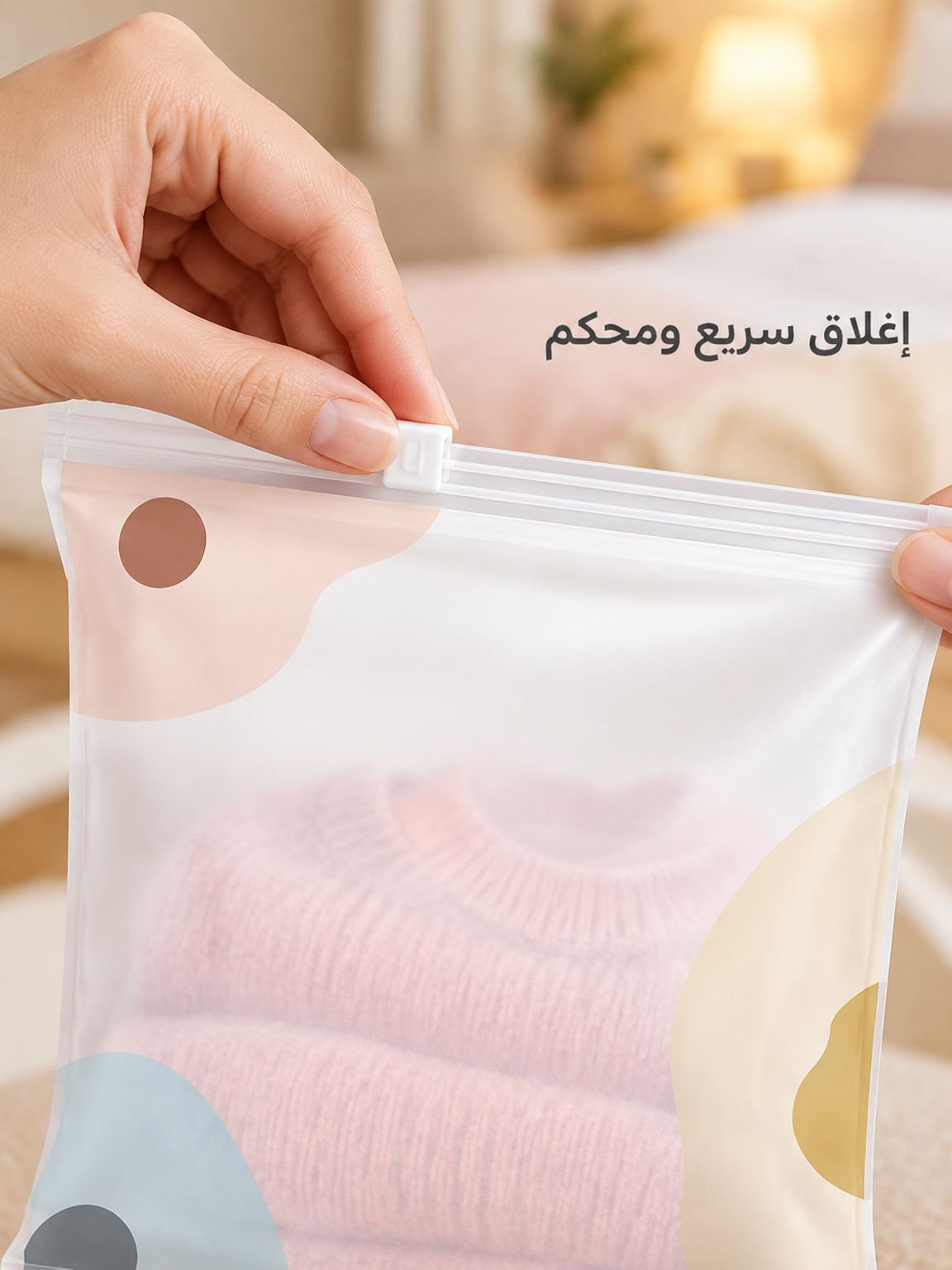 أكياس محكمة الإغلاق عالية الجودة لتخزين اللحاف والملابس