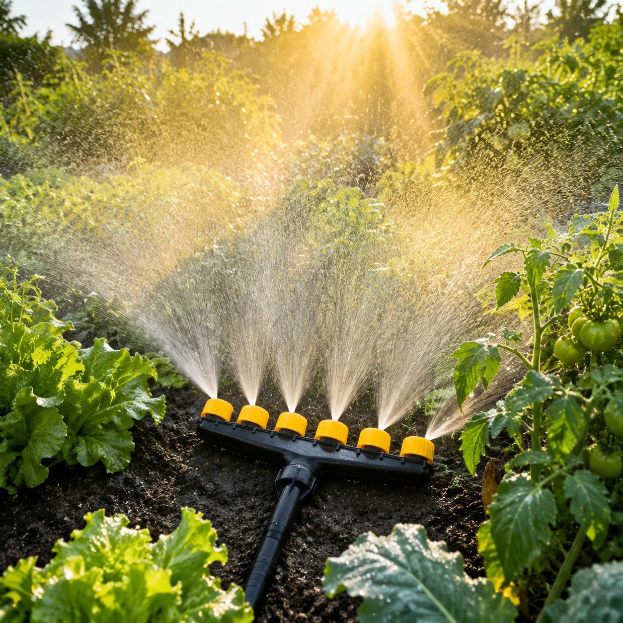 Multi-Sprinkler Head High-Flow Hose