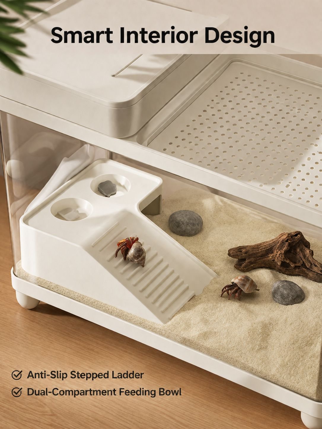 Luxury Villa Style Hermit Crab Turtle Habitat