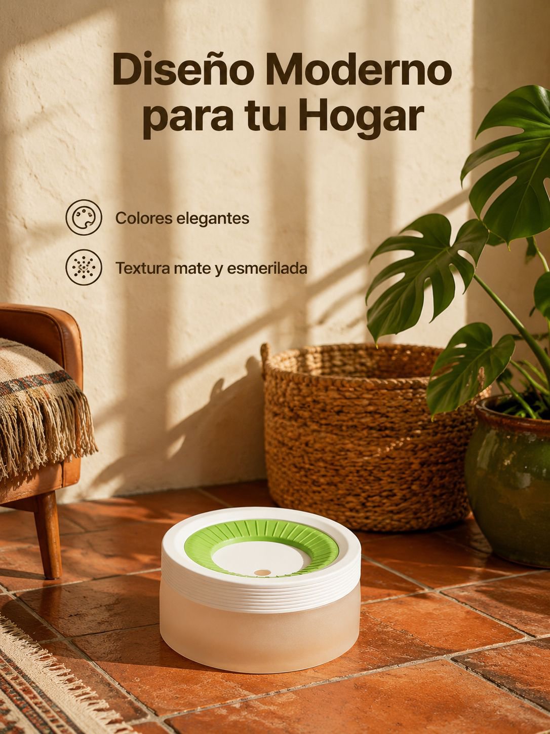 Fuente de agua flotante para perros