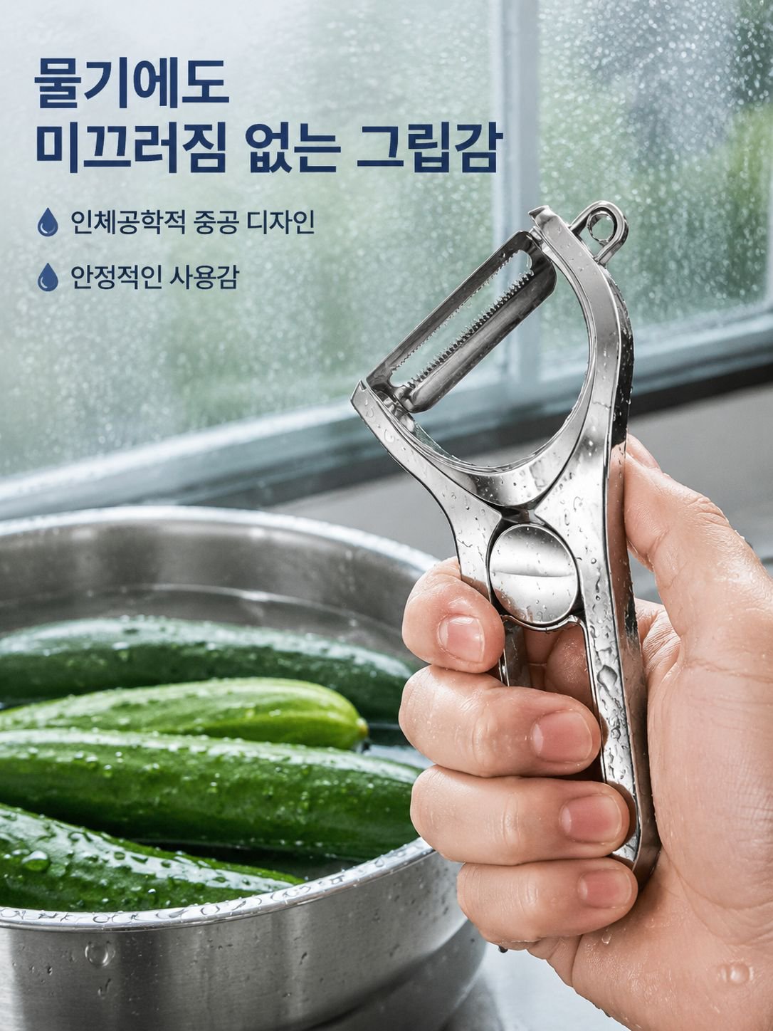 주방용 스테인리스 다기능 감자칼