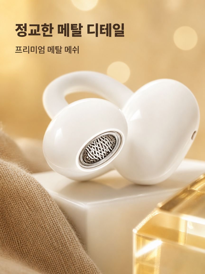 경량 골전도 귀걸이형 오픈형 이어폰