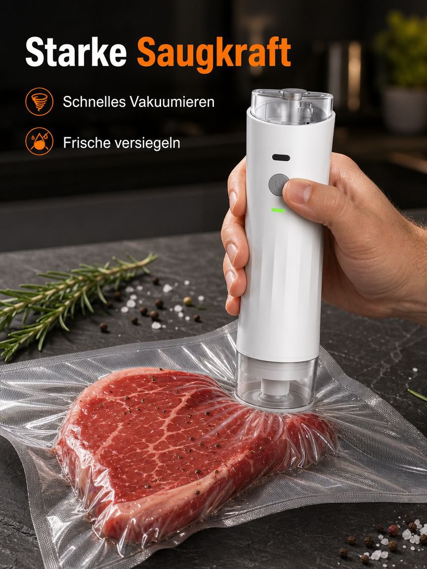 Einfache Anwendung der Vakuumpumpe zuhause