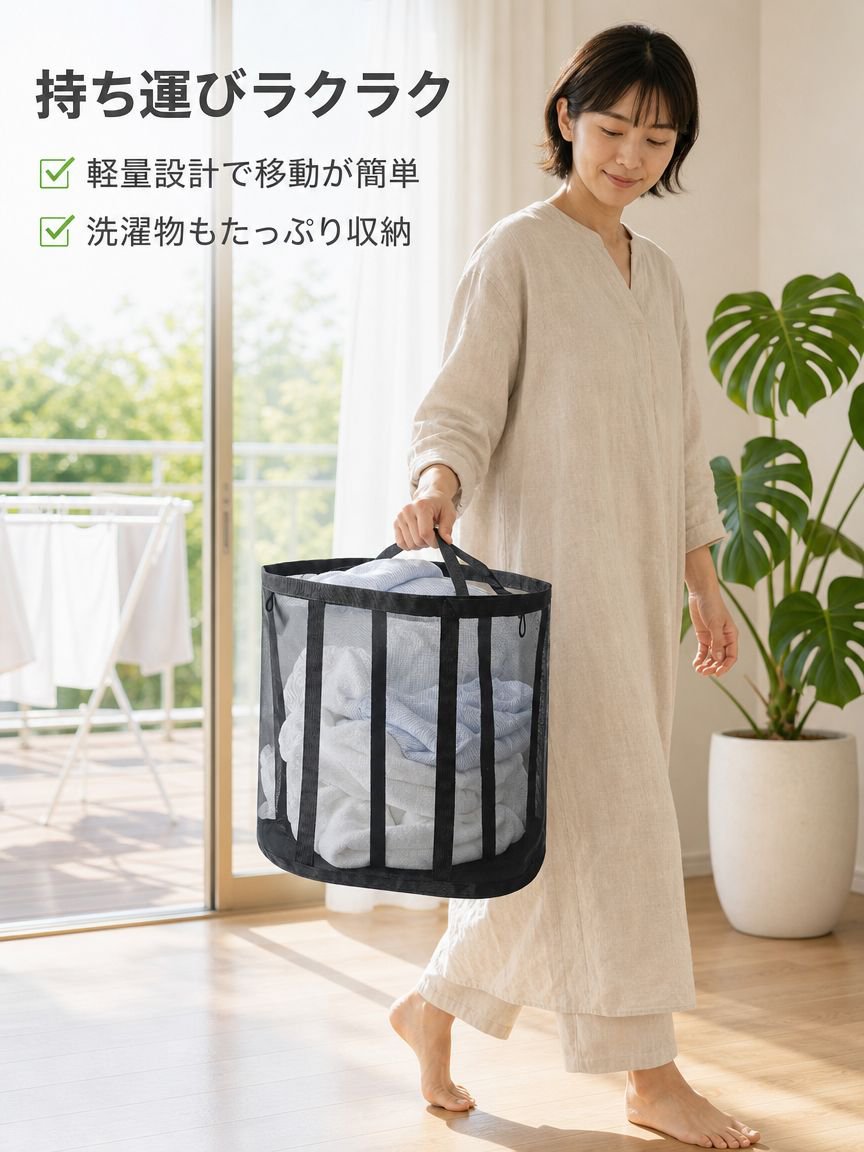 バスルーム収納バスケット