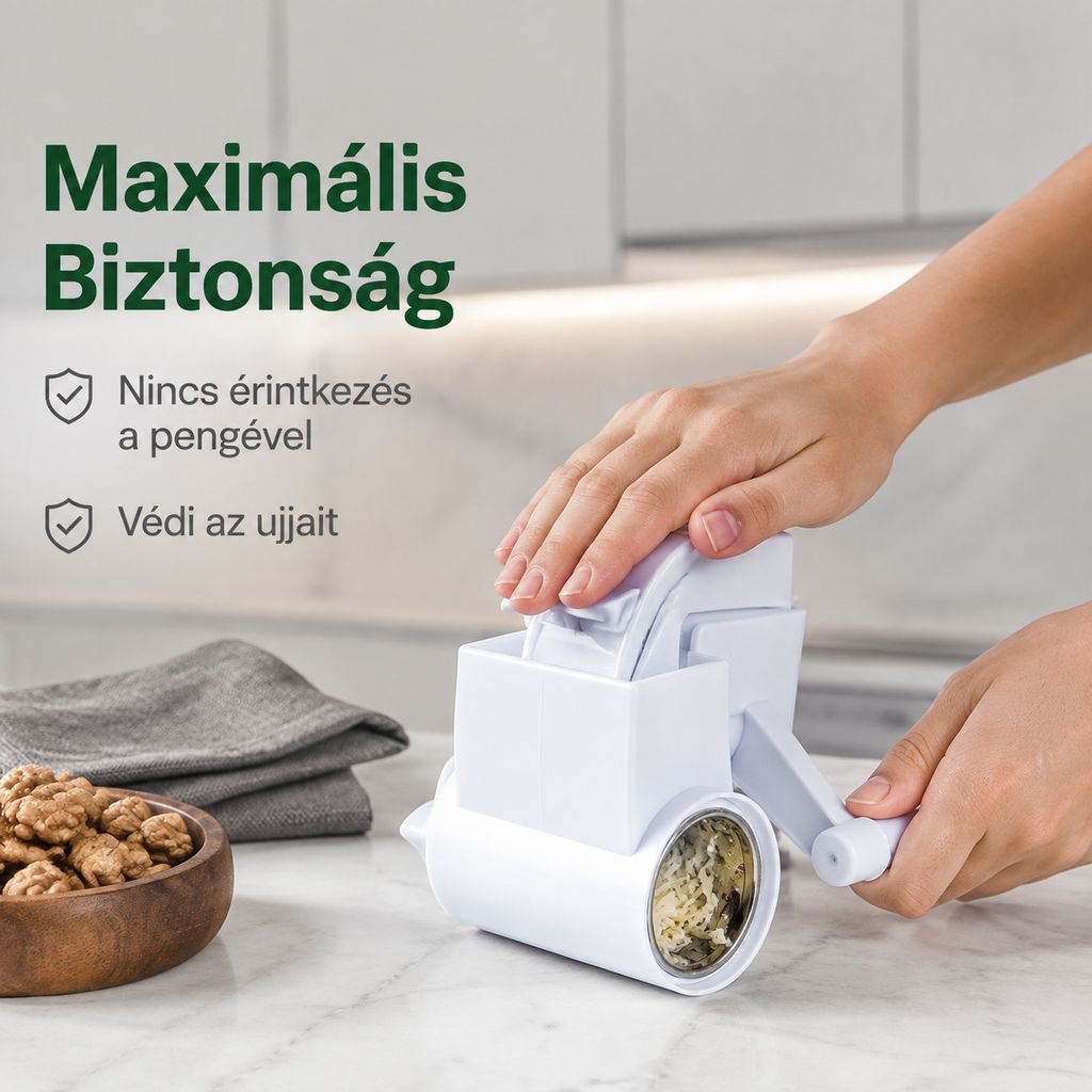 Kézi tekerős sajtreszelő