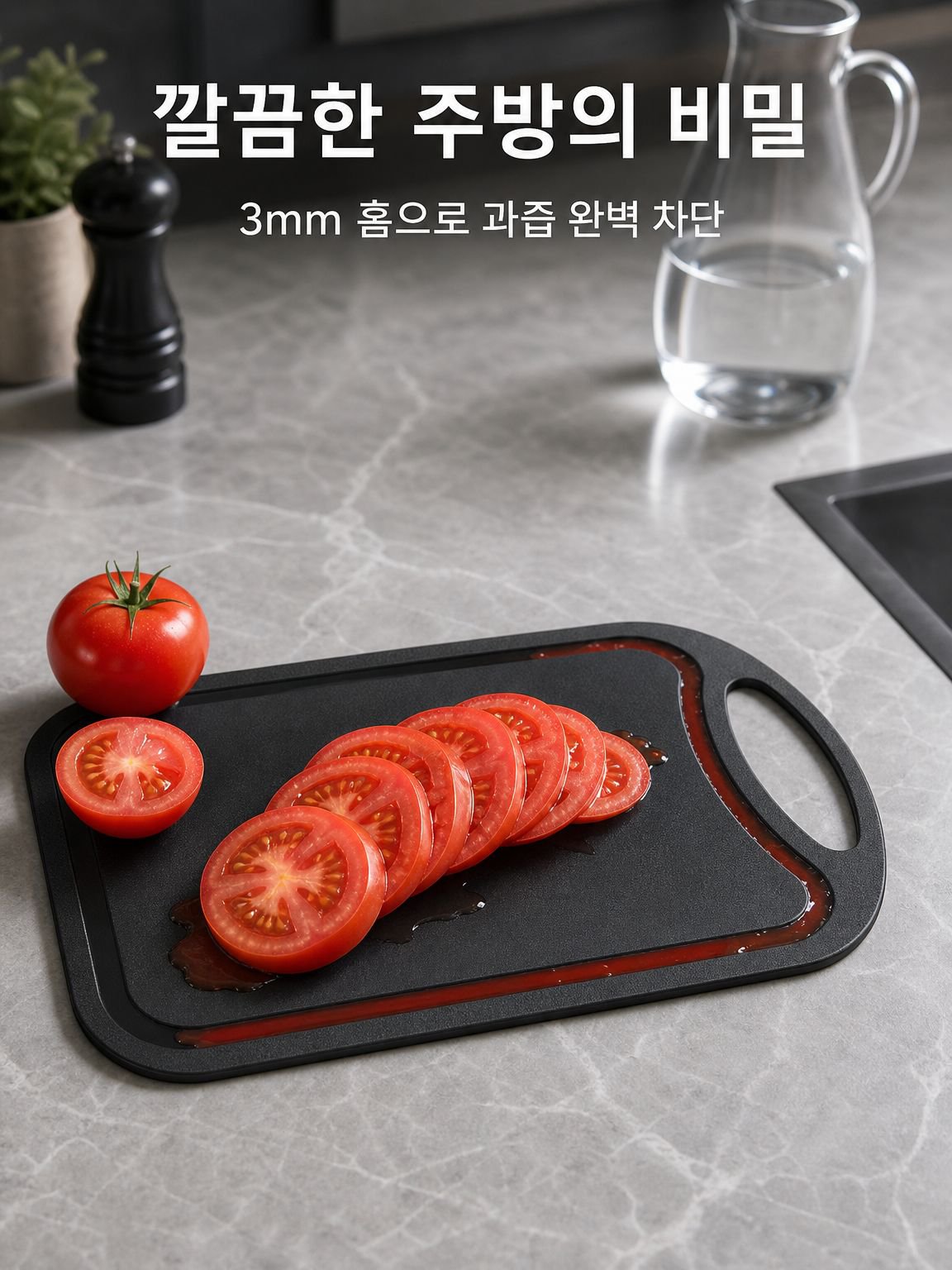 튼튼한 블랙 스틸 칼 근접 촬영