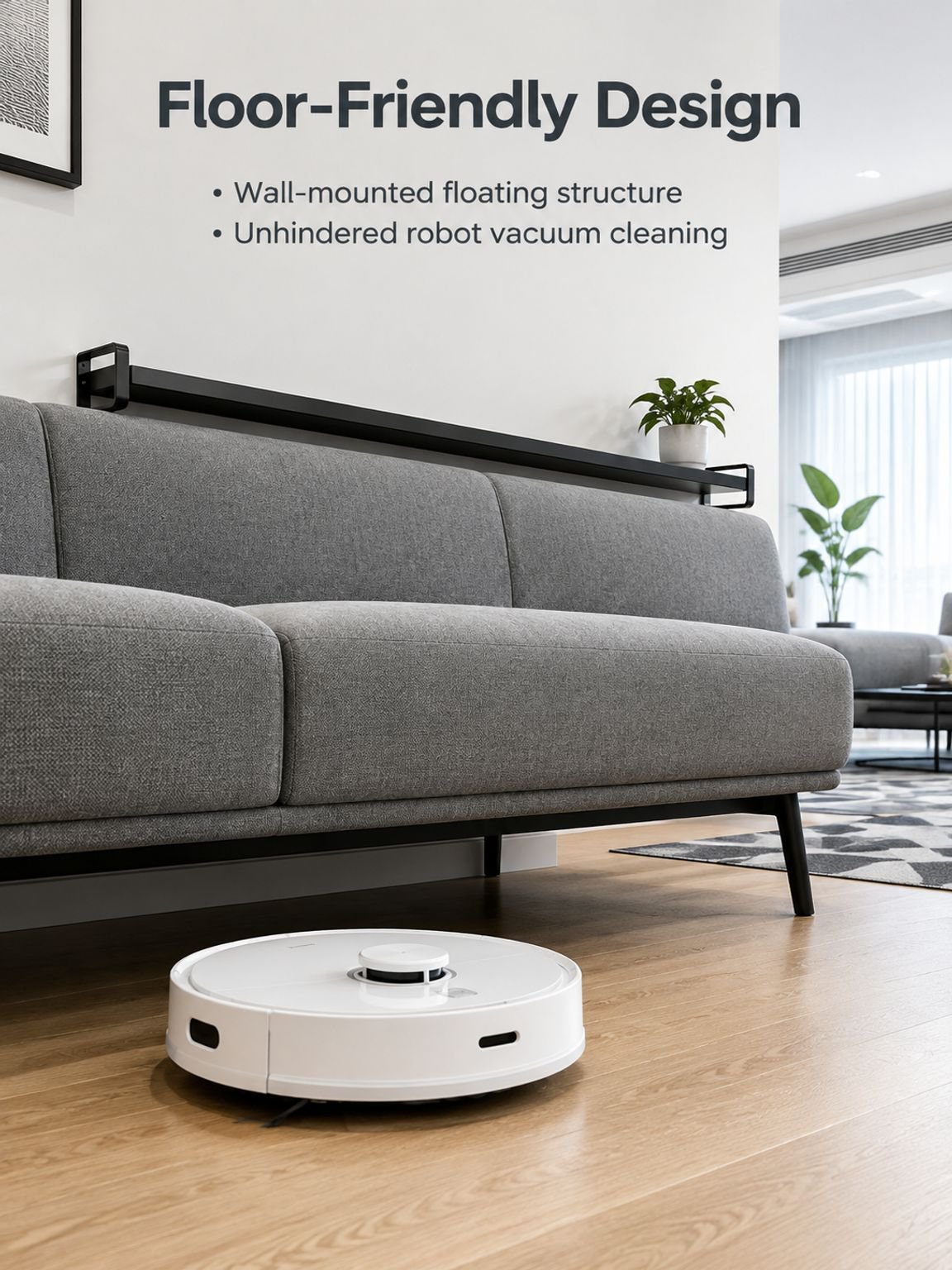 Sofa Back Wall-Mounted Shelf