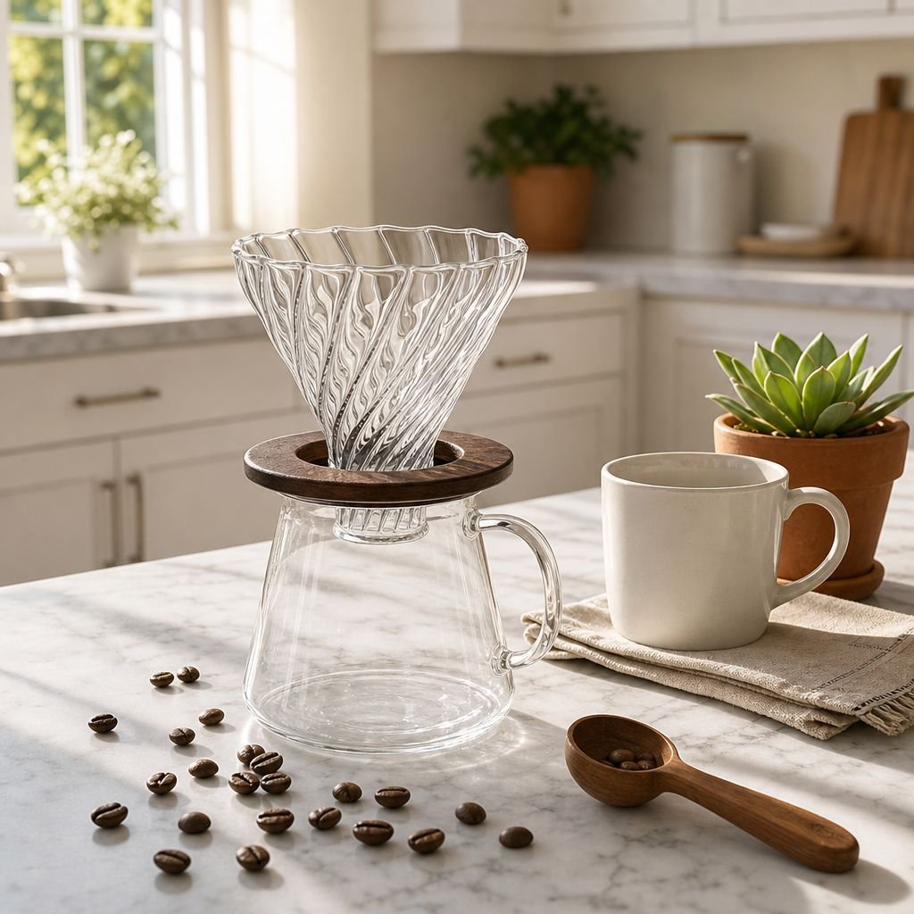Creative cloud shaped hand brewed coffee set