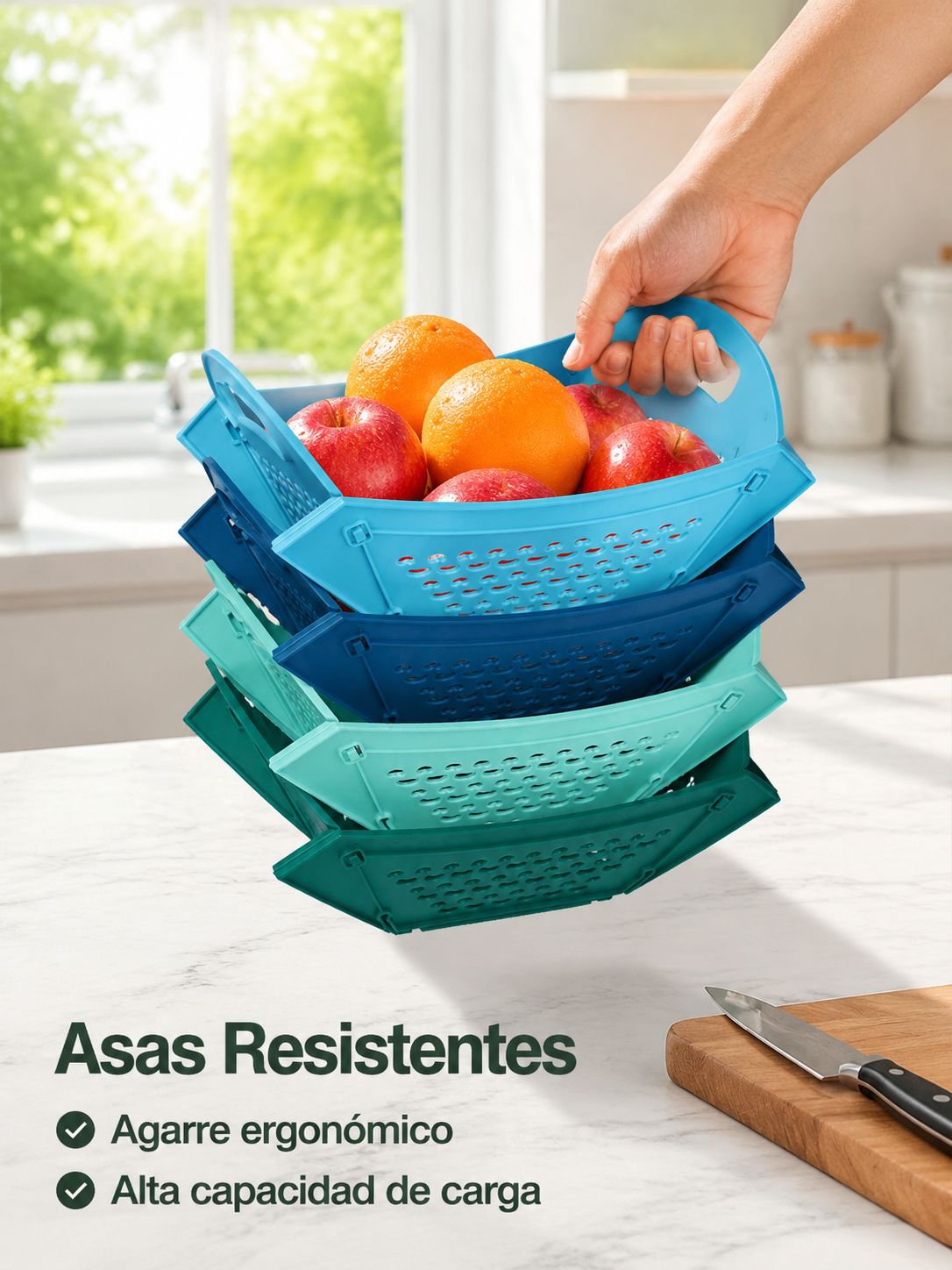 Cesta de drenaje plegable
