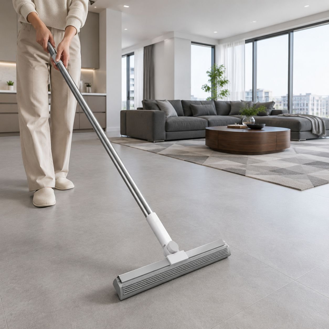 Multipurpose broom for home use