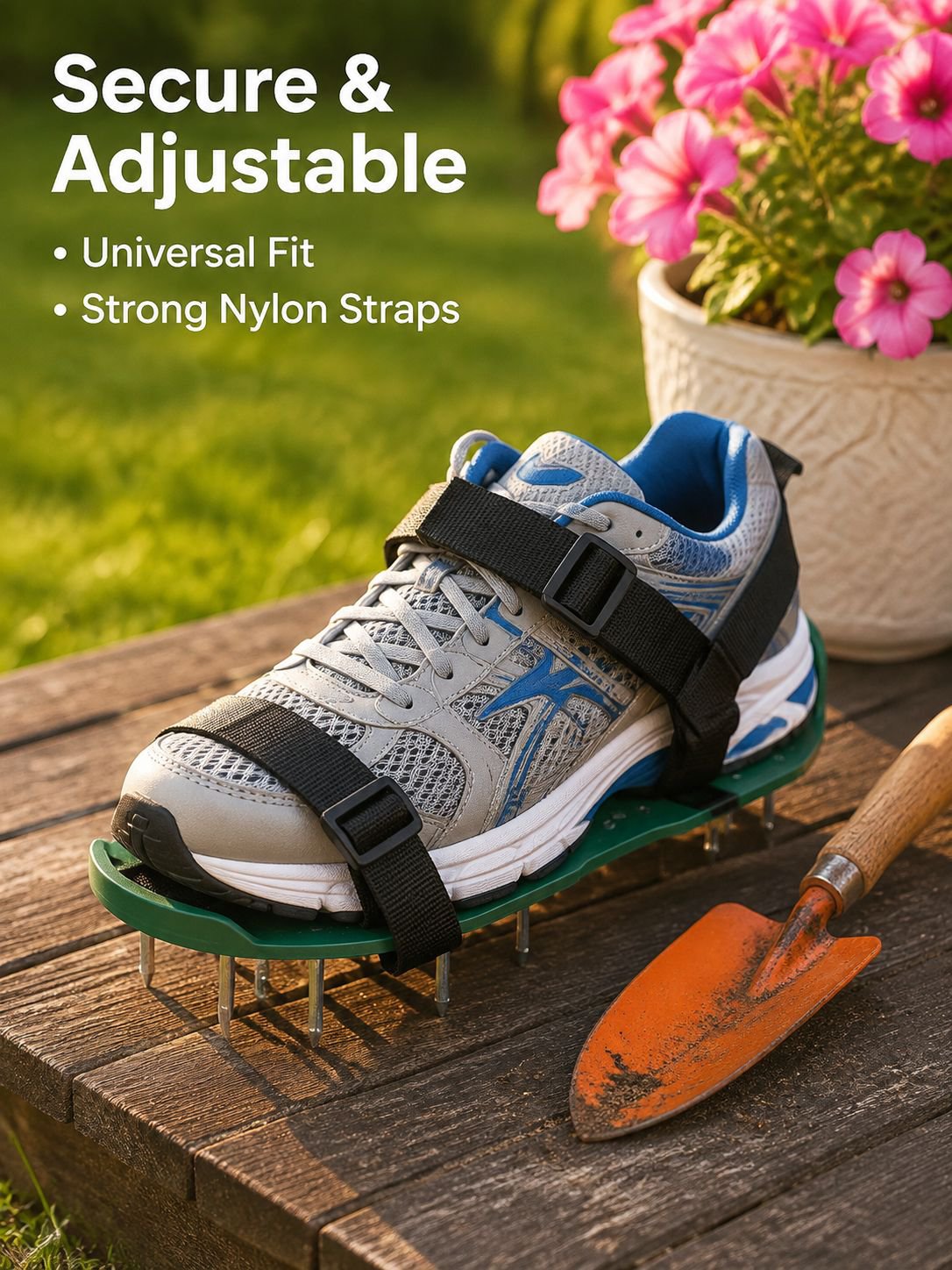 Garden soil loosening shoes