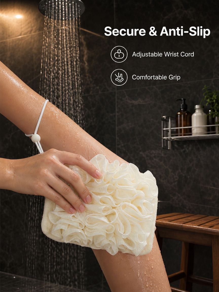 2-in-1 Bath Towel for Bathroom
