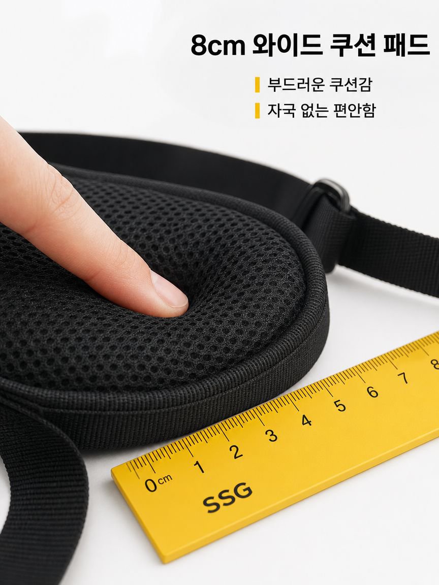 예초기 작업 시 보조 손잡이 사용 예시