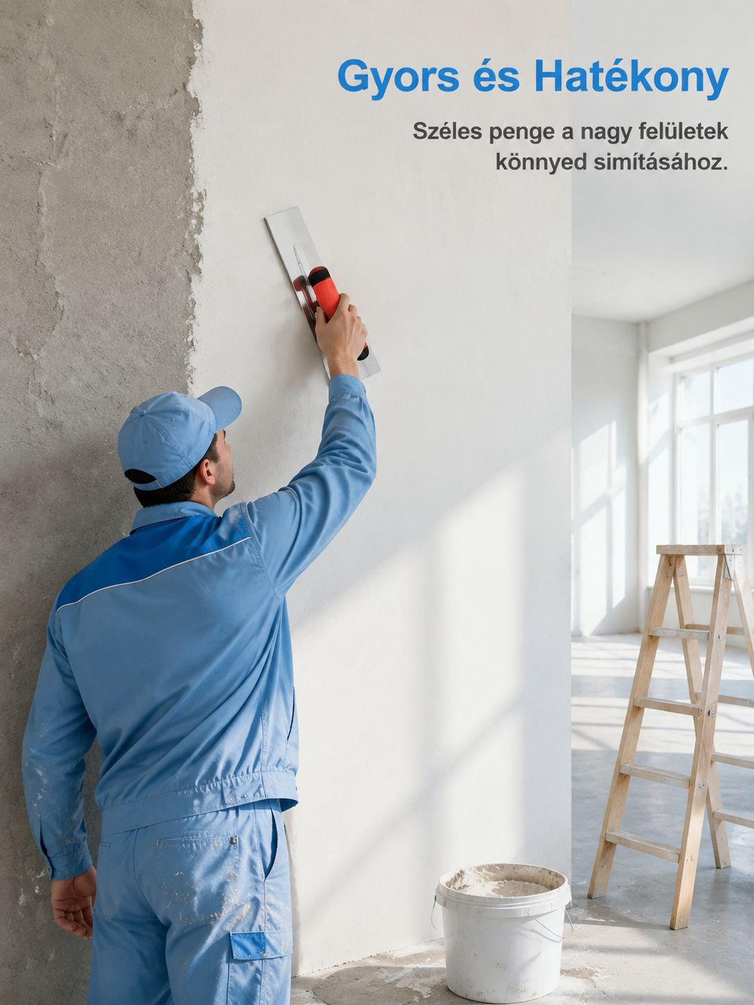 Minőségi vakoló szerszám közelről