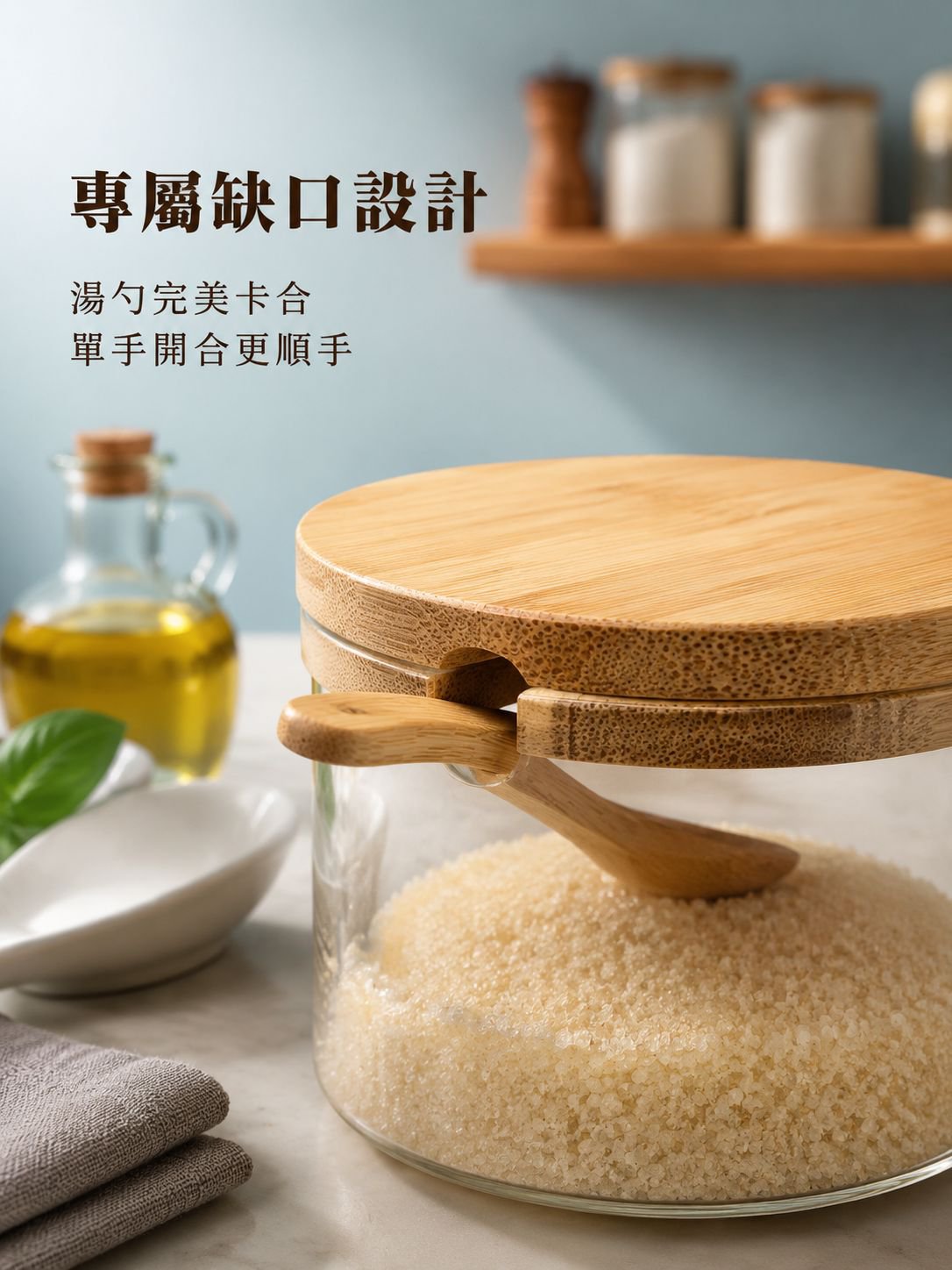 廚房調料盒玻璃罐套裝密封防潮