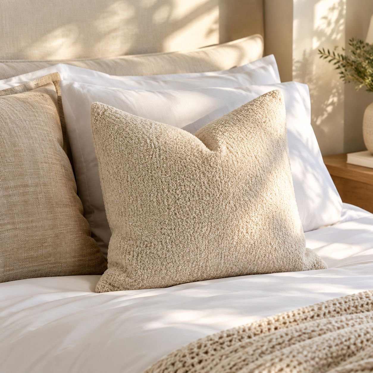 Bedroom throw pillow