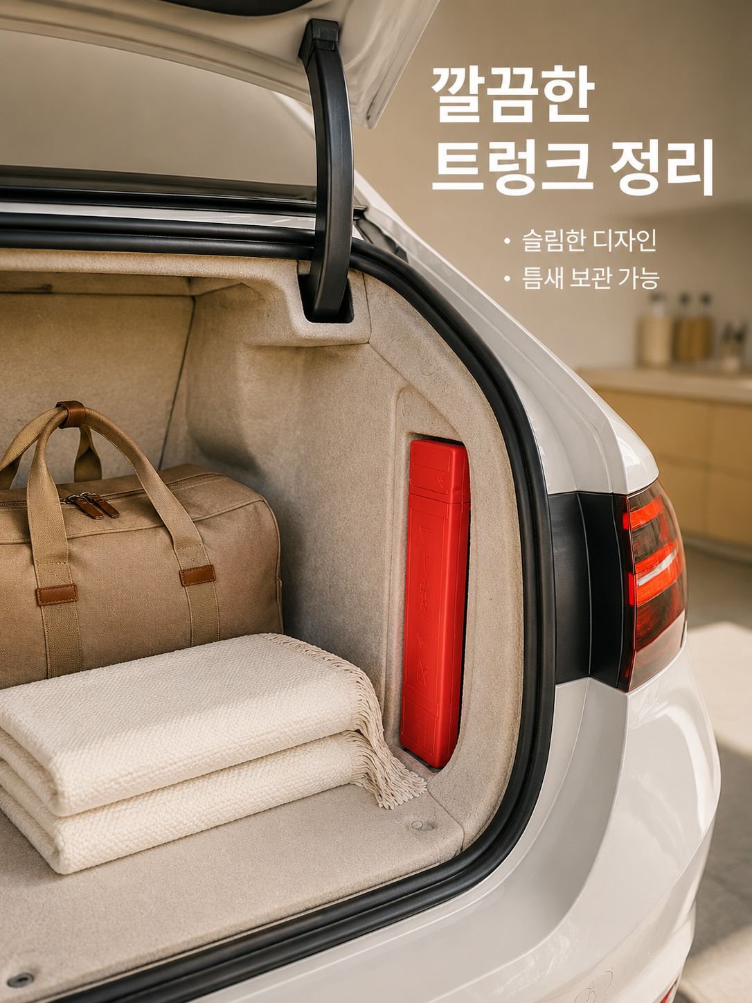 컴팩트하게 보관 가능한 차량 삼각대