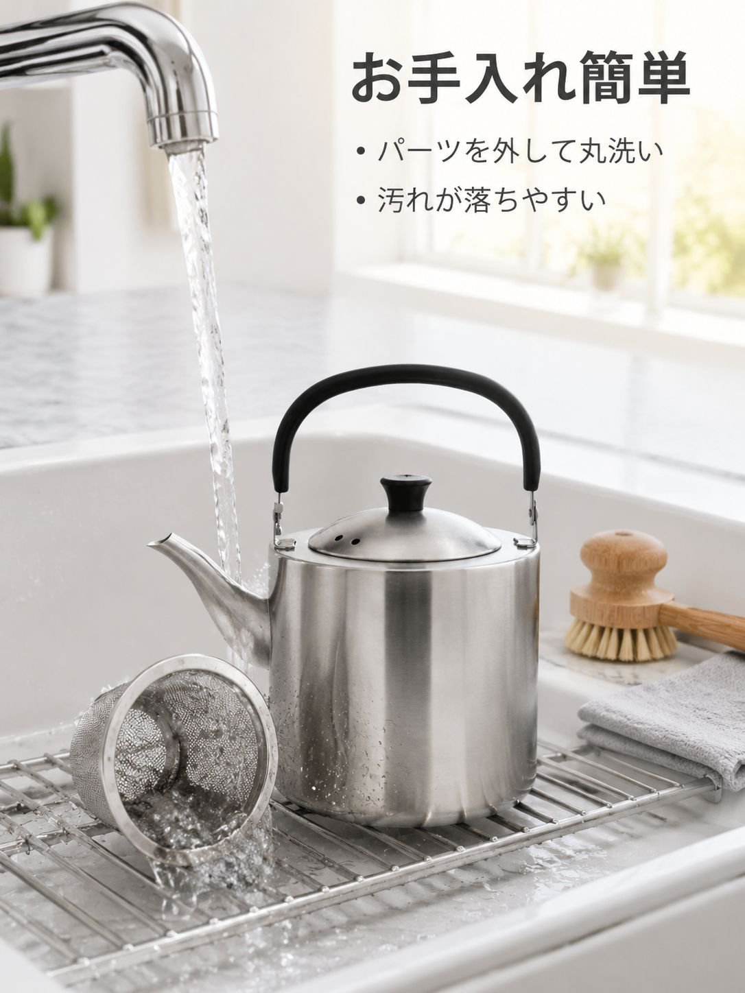 多機能ステンレス製ティーセット