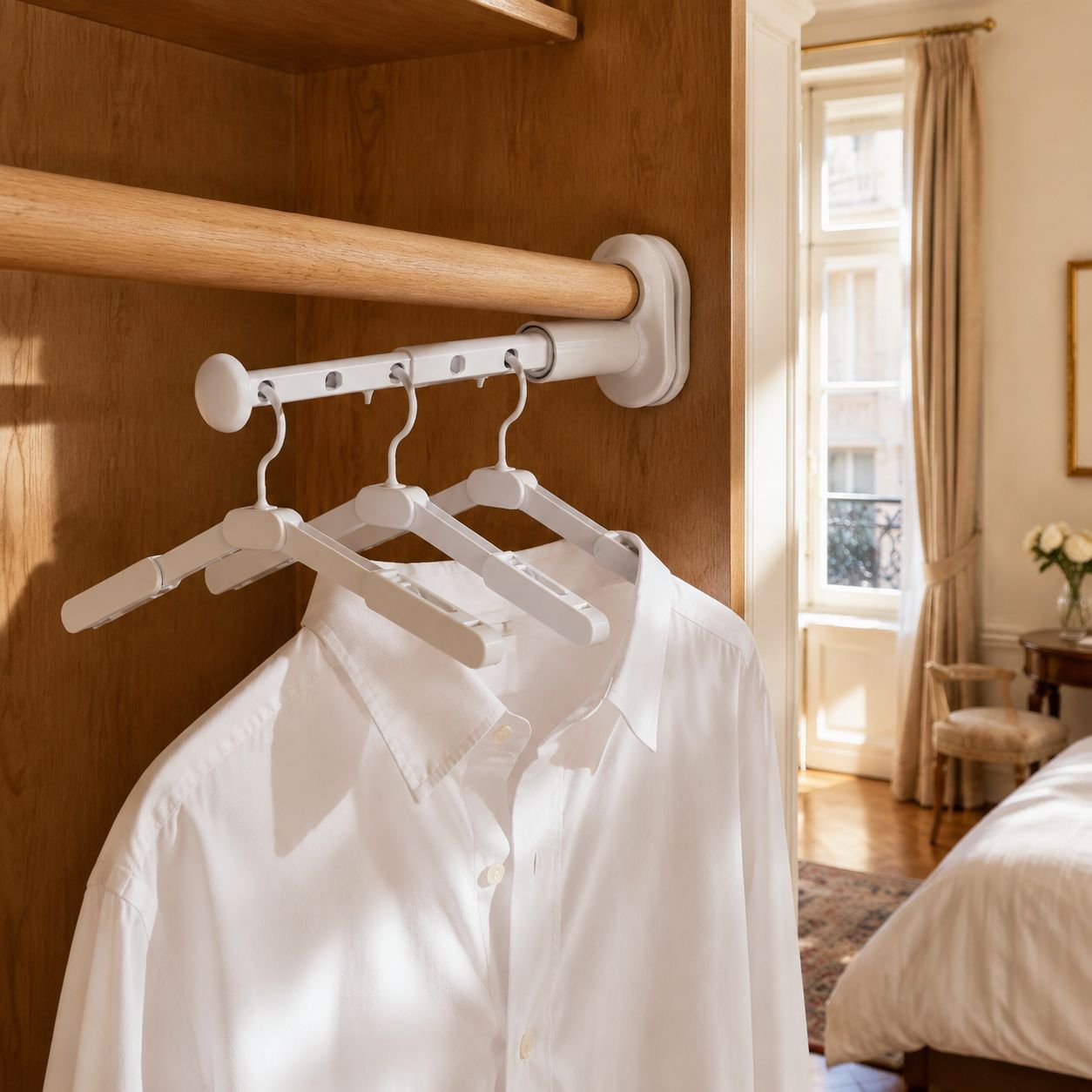 Porte-vêtements pliable et portable spécial voyage d'affaires et hôtel