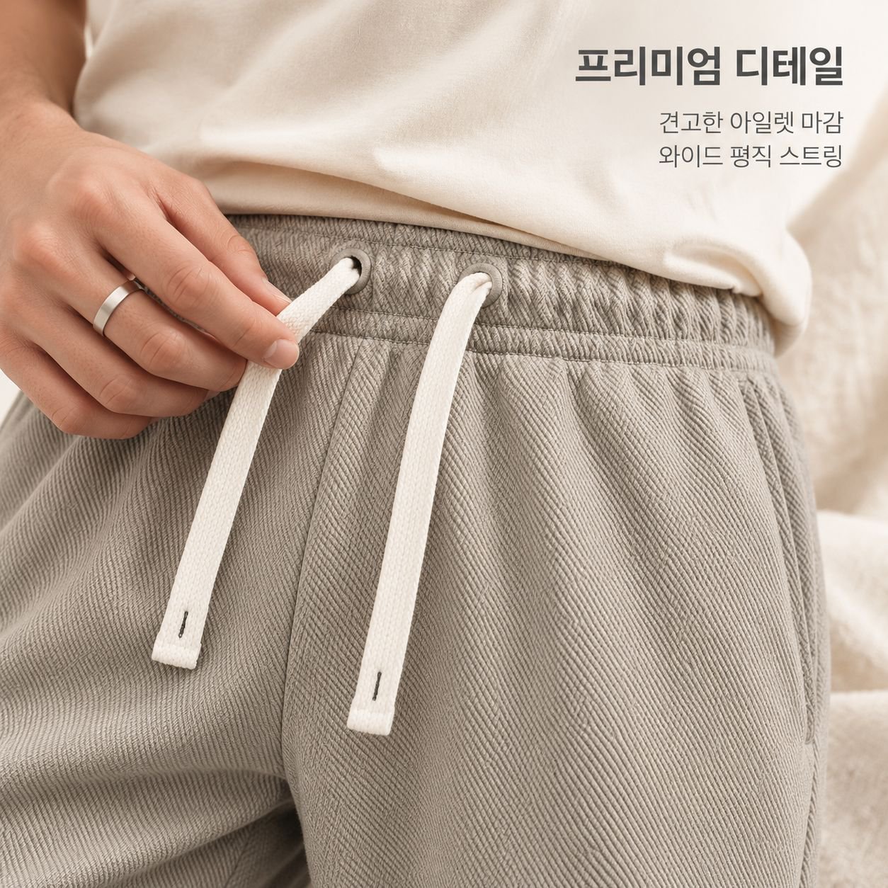 남성 루즈핏 스트레이트 운동 팬츠