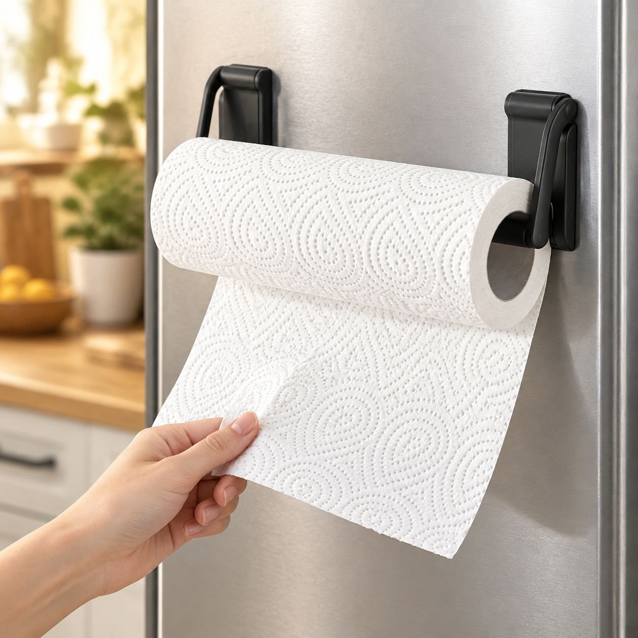 Kreativer magnetischer Papierhandtuchhalter für den Haushalt, separater Einweg-Papierrollenhalter fü