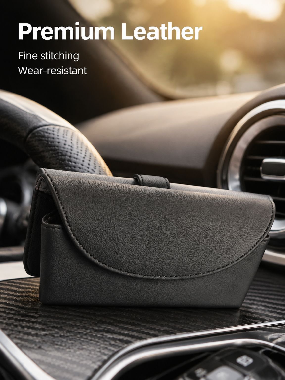 Car sun visor glasses clip