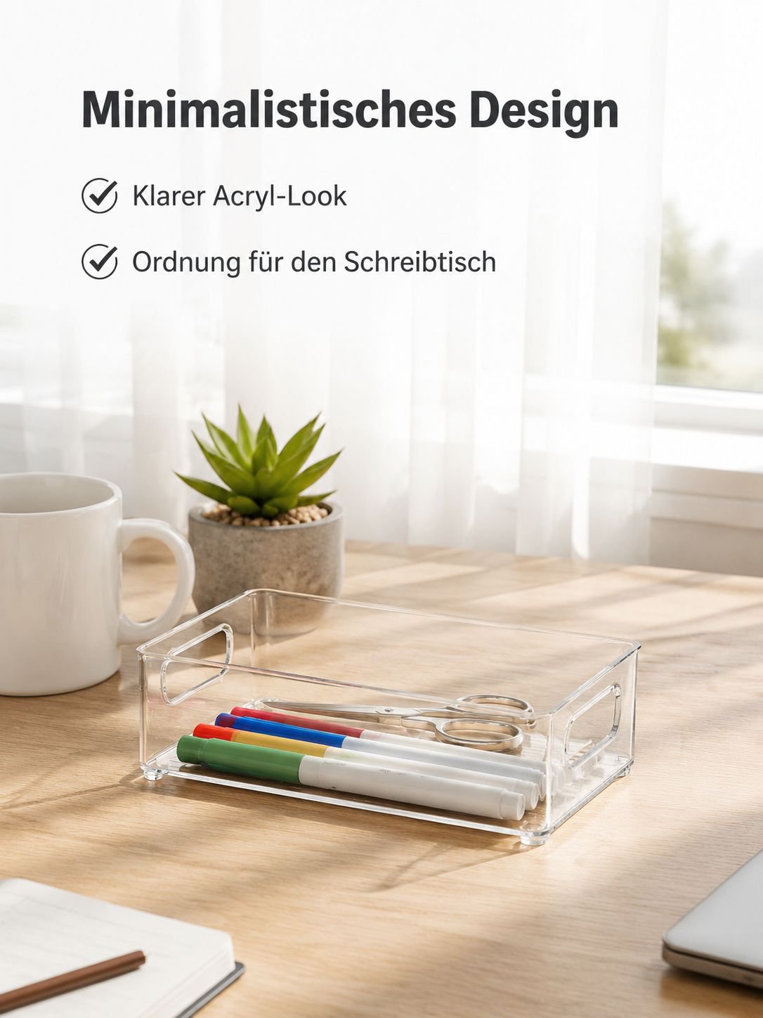Acryl Schreibtisch-Organizer