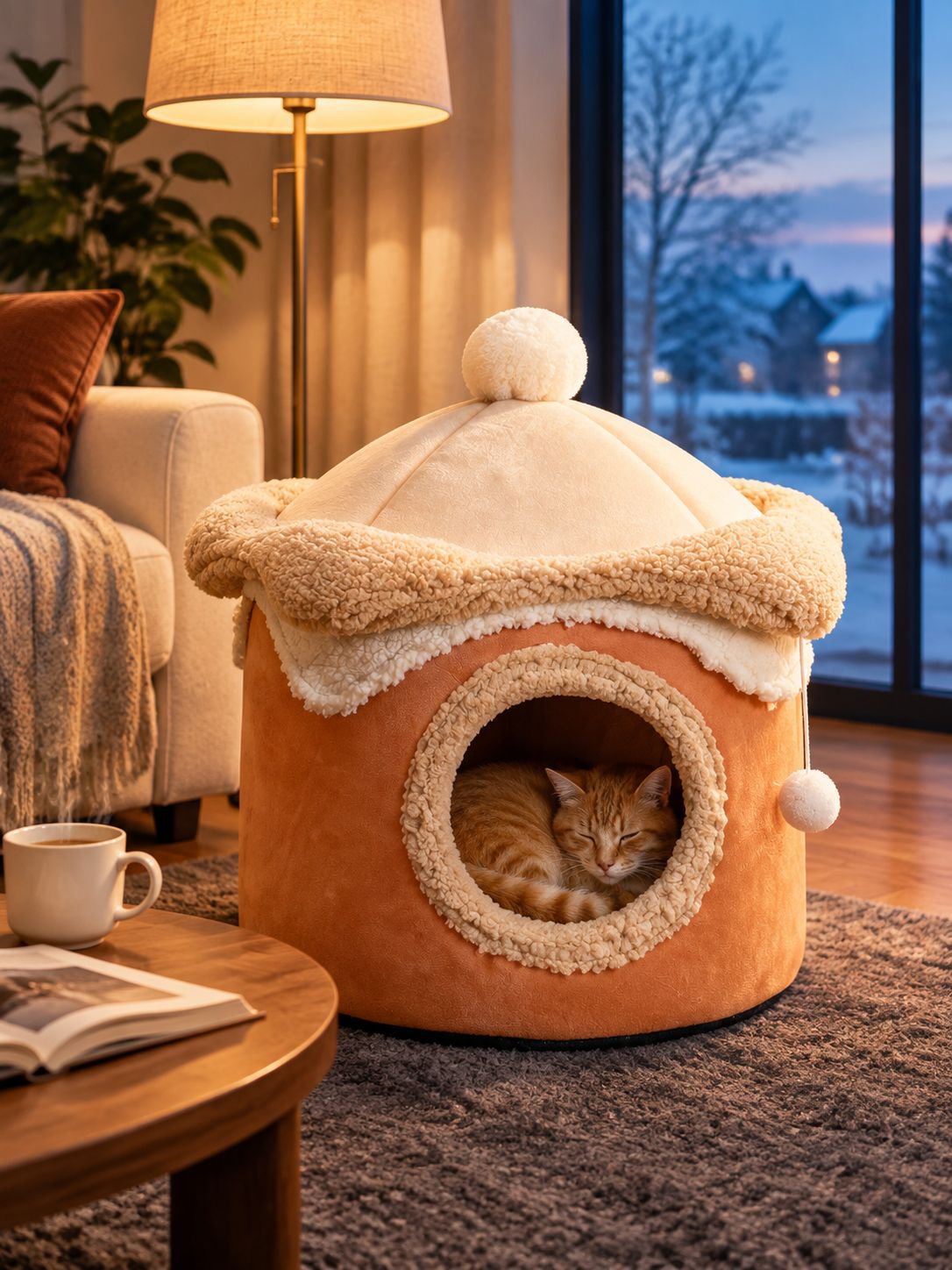 Casa de Mascotas en Forma de Helado