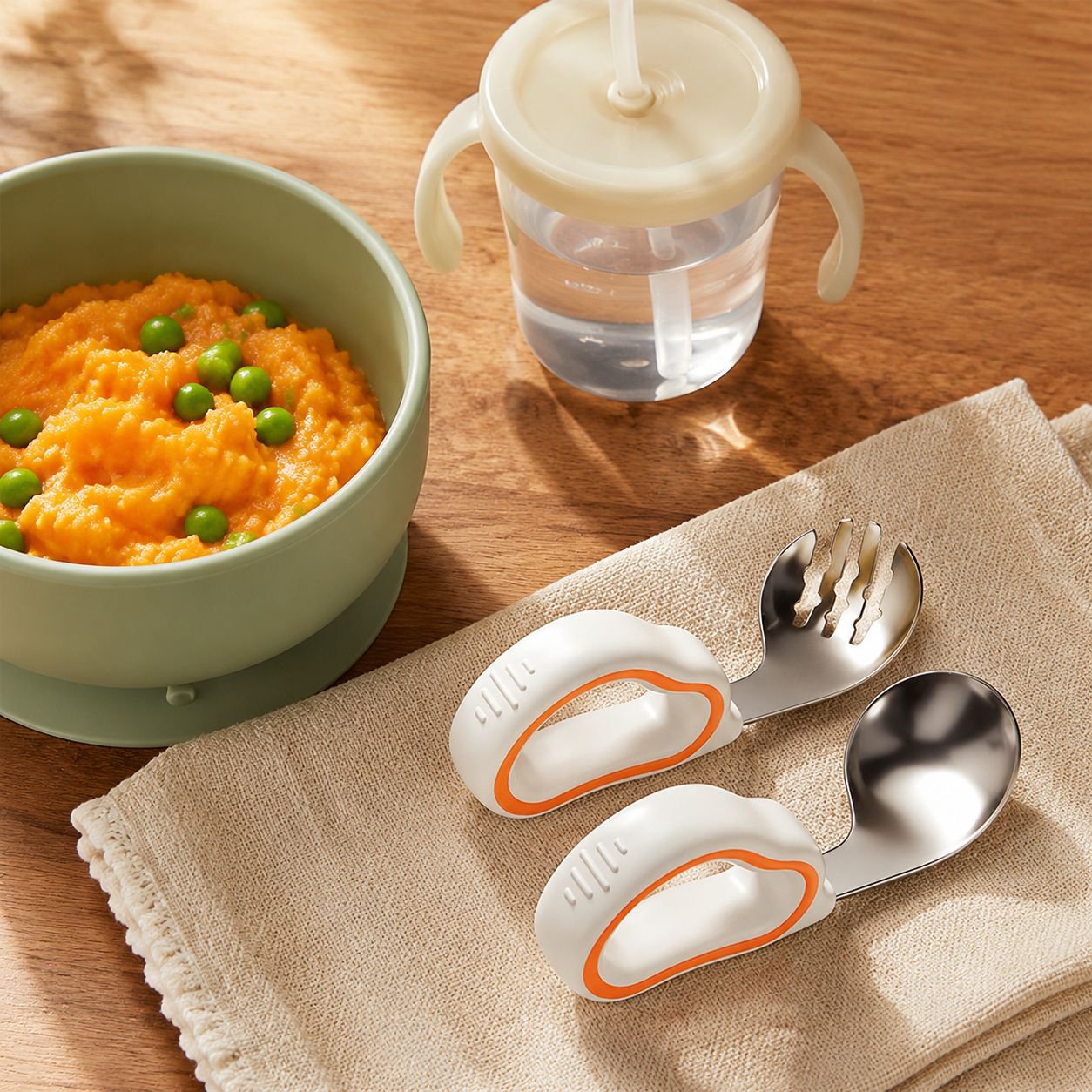 Stainless Steel Bent Spoon for Kids