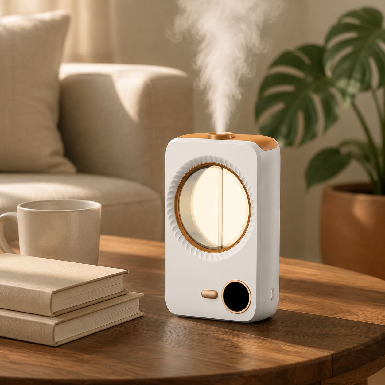 Humidificador doméstico inteligente con aromaterapia