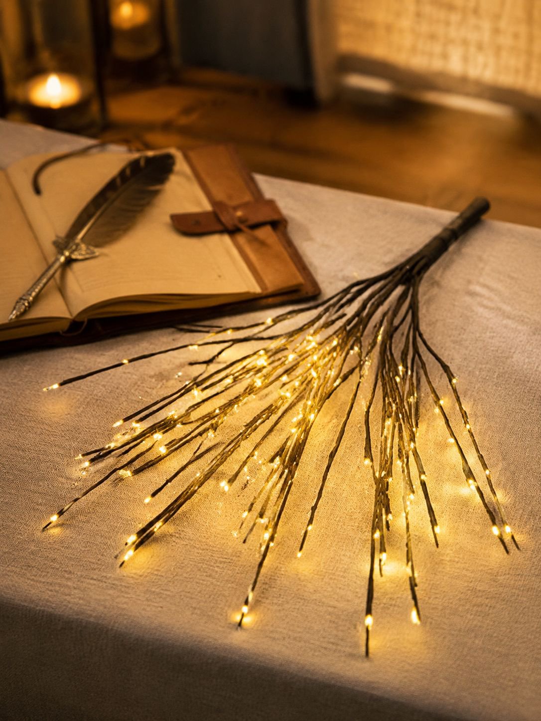 Arreglo floral luminoso con luces LED creativas