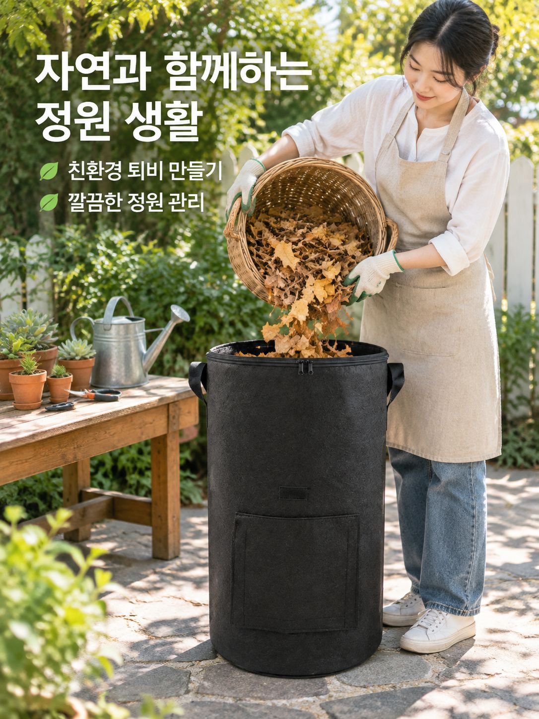 부직포 퇴비봉투 유기비료 프로바이오틱스 고효율 발효 유기 퇴비봉투