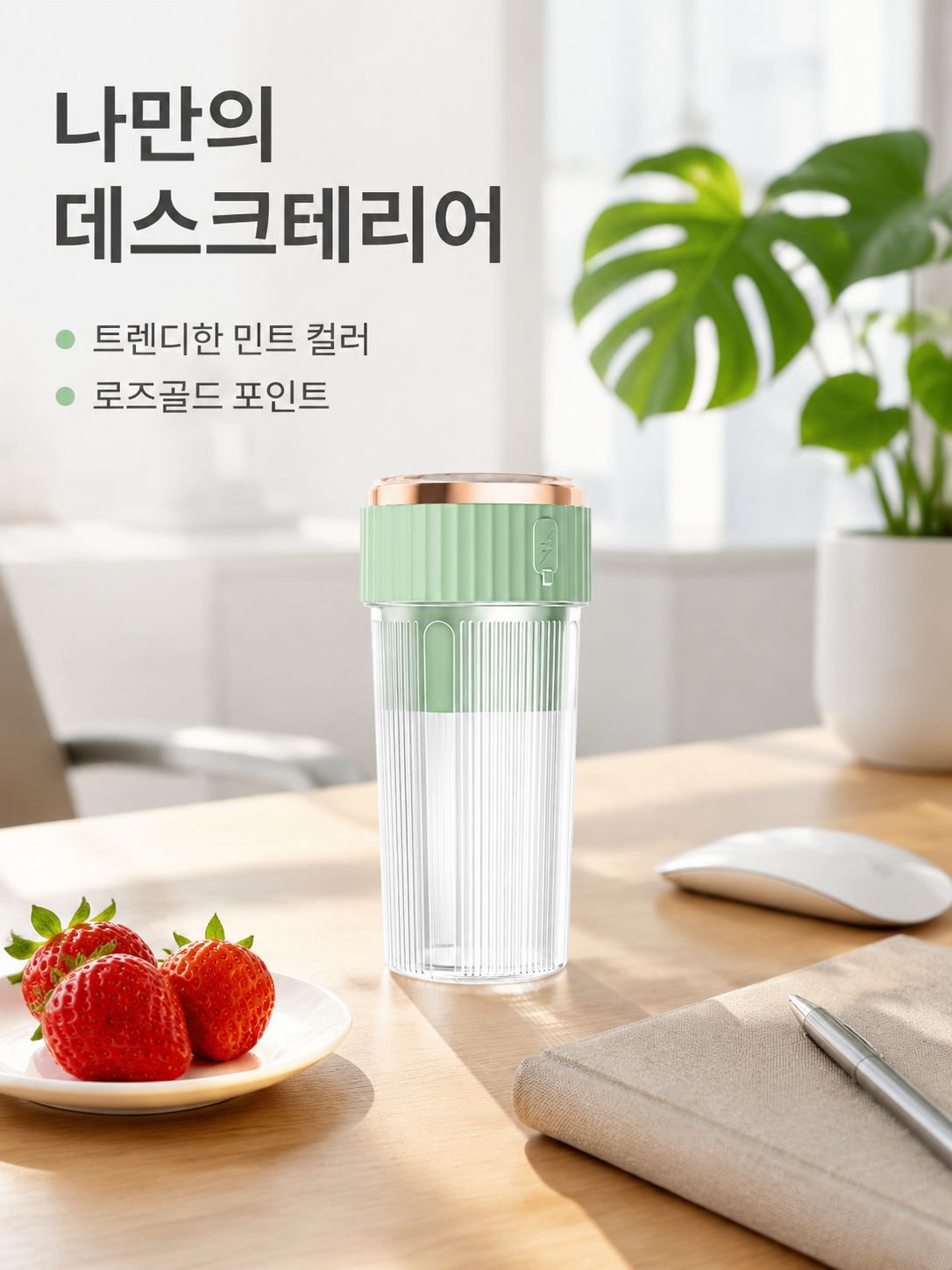 미니 휴대용 과일 주스 컵