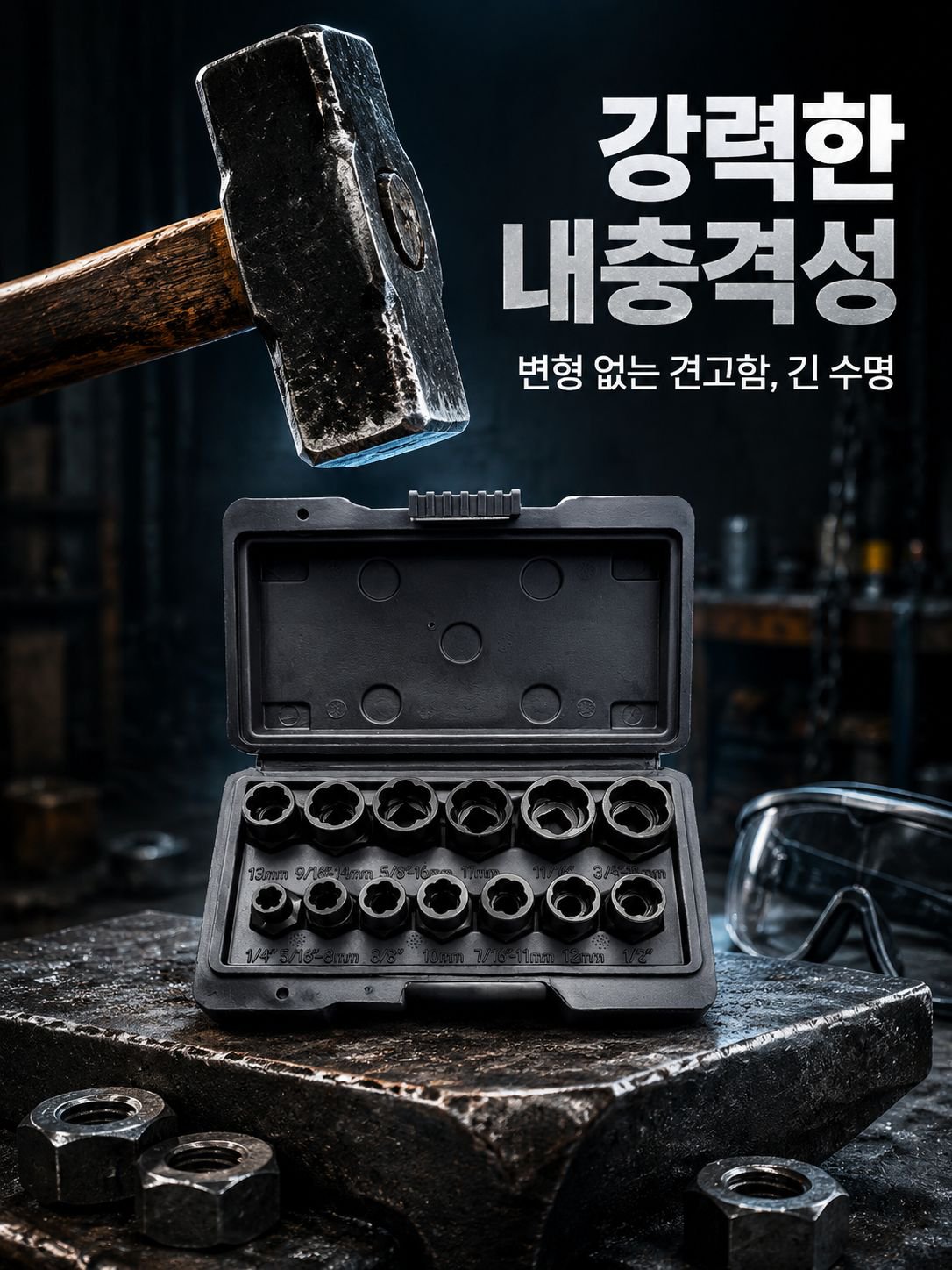 보관이 편리한 나사 제거 세트 케이스