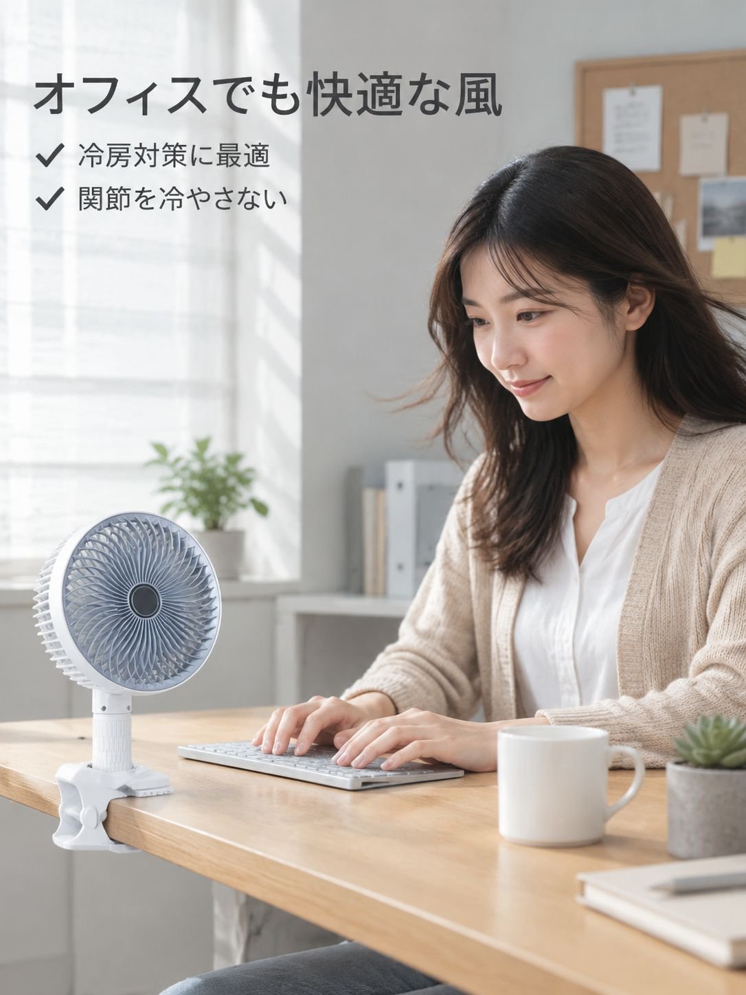 クリップ式多機能ミニ壁掛けハンディファン