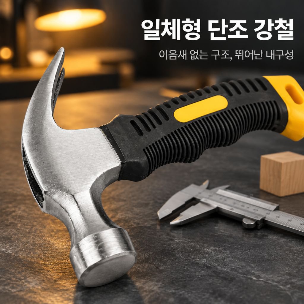 미니 장도리 목공용 못뽑이 쇠망치 가정용 일체형 소형 망치