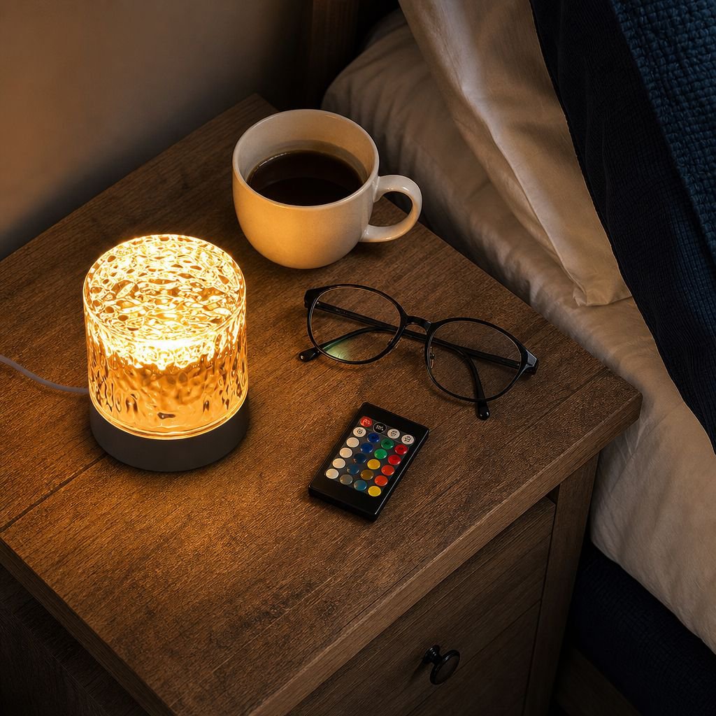 Lámpara decorativa con efecto acuático para regalo
