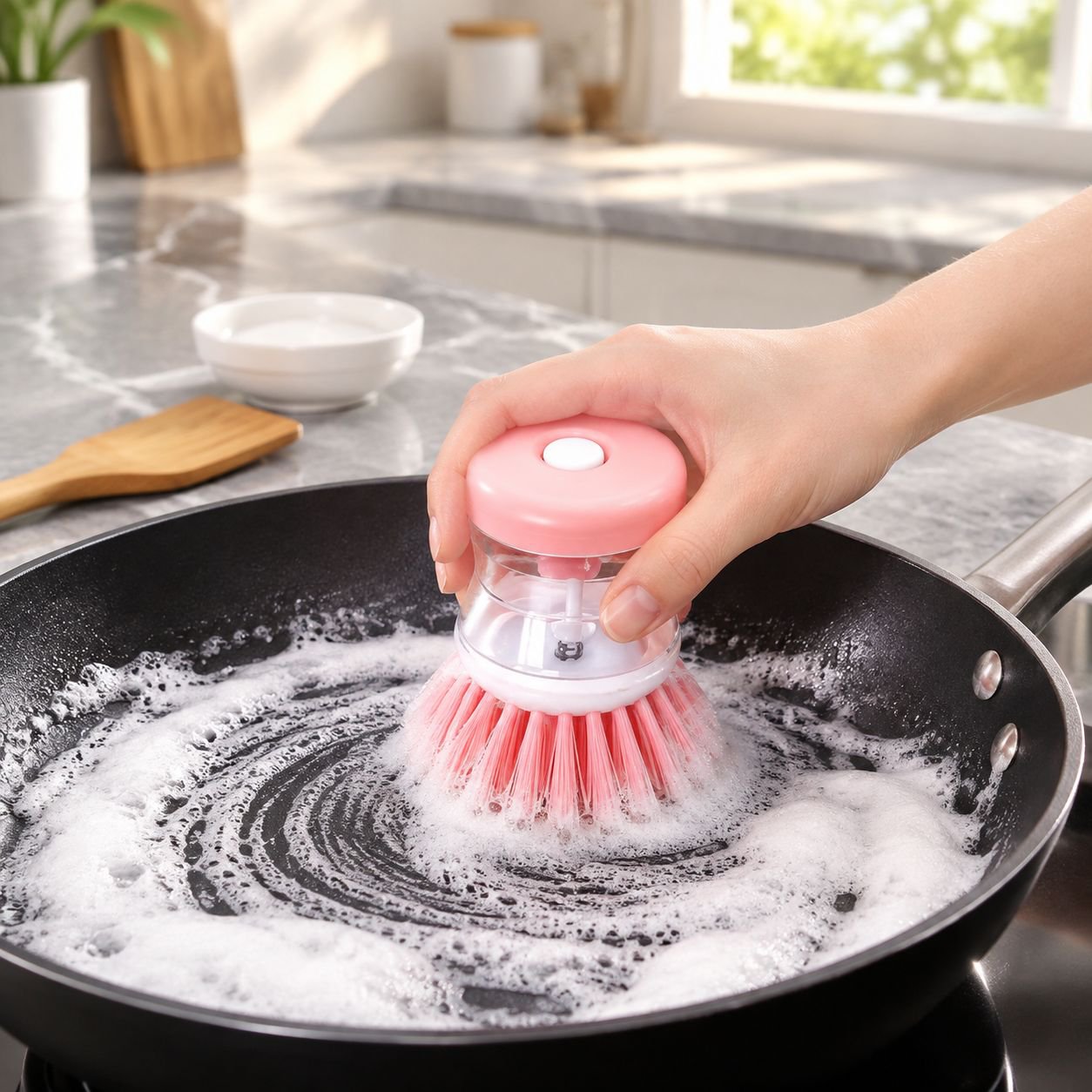 Innovative Home Plastic Cleaning Tool close-up