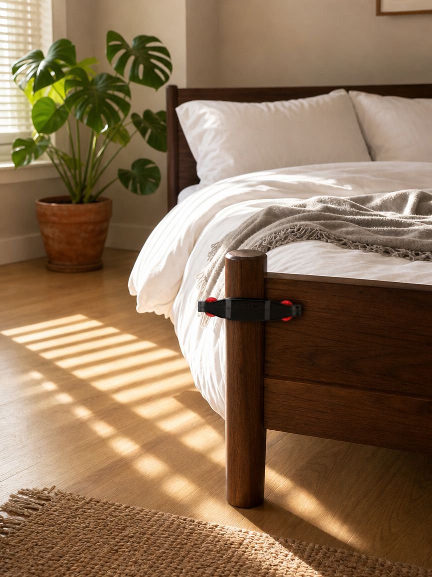 Touch activated wireless lamp for bedrooms