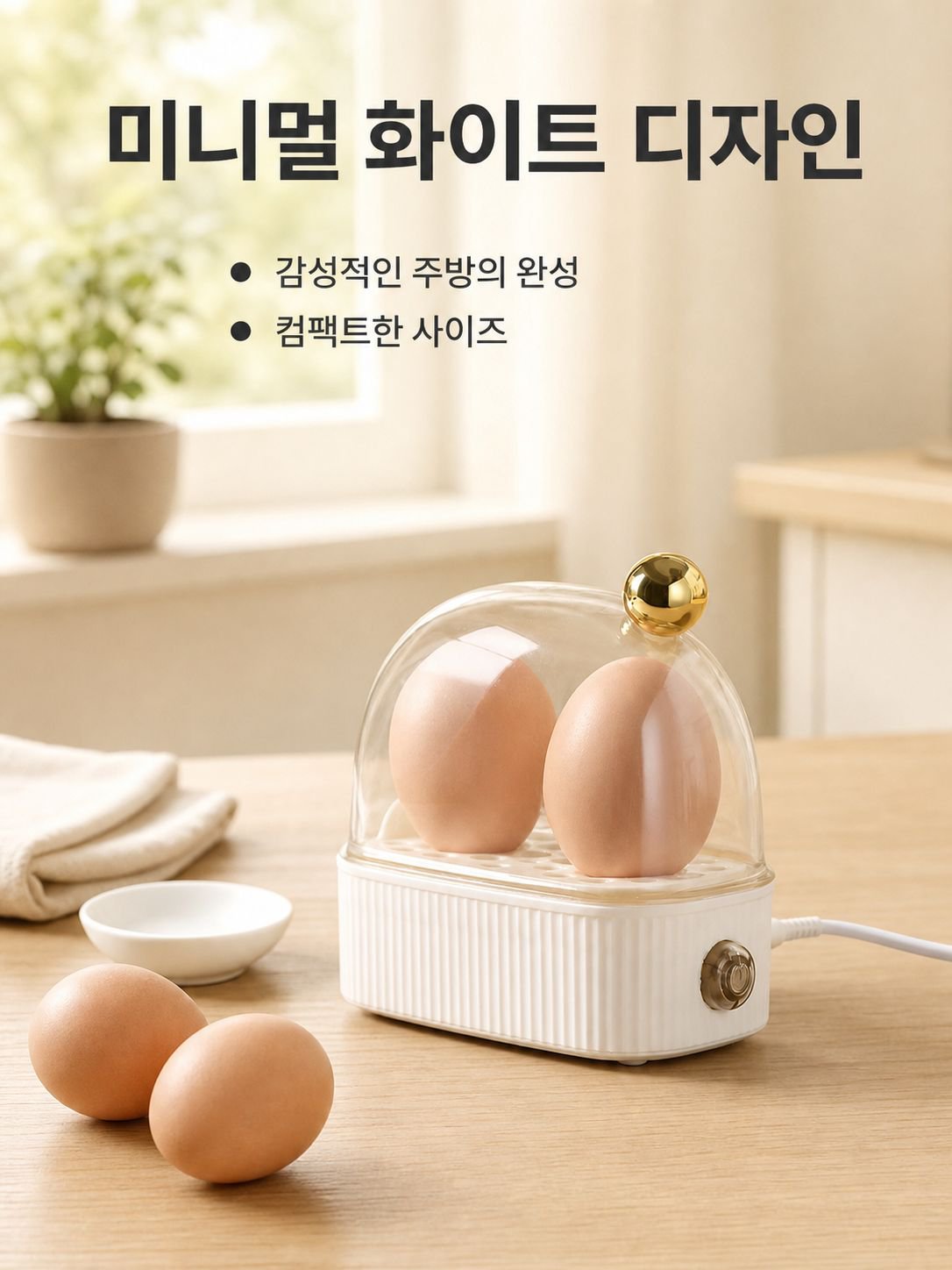 기숙사 미니 다용도 가정용 스테인리스 자동단전 계란찜기