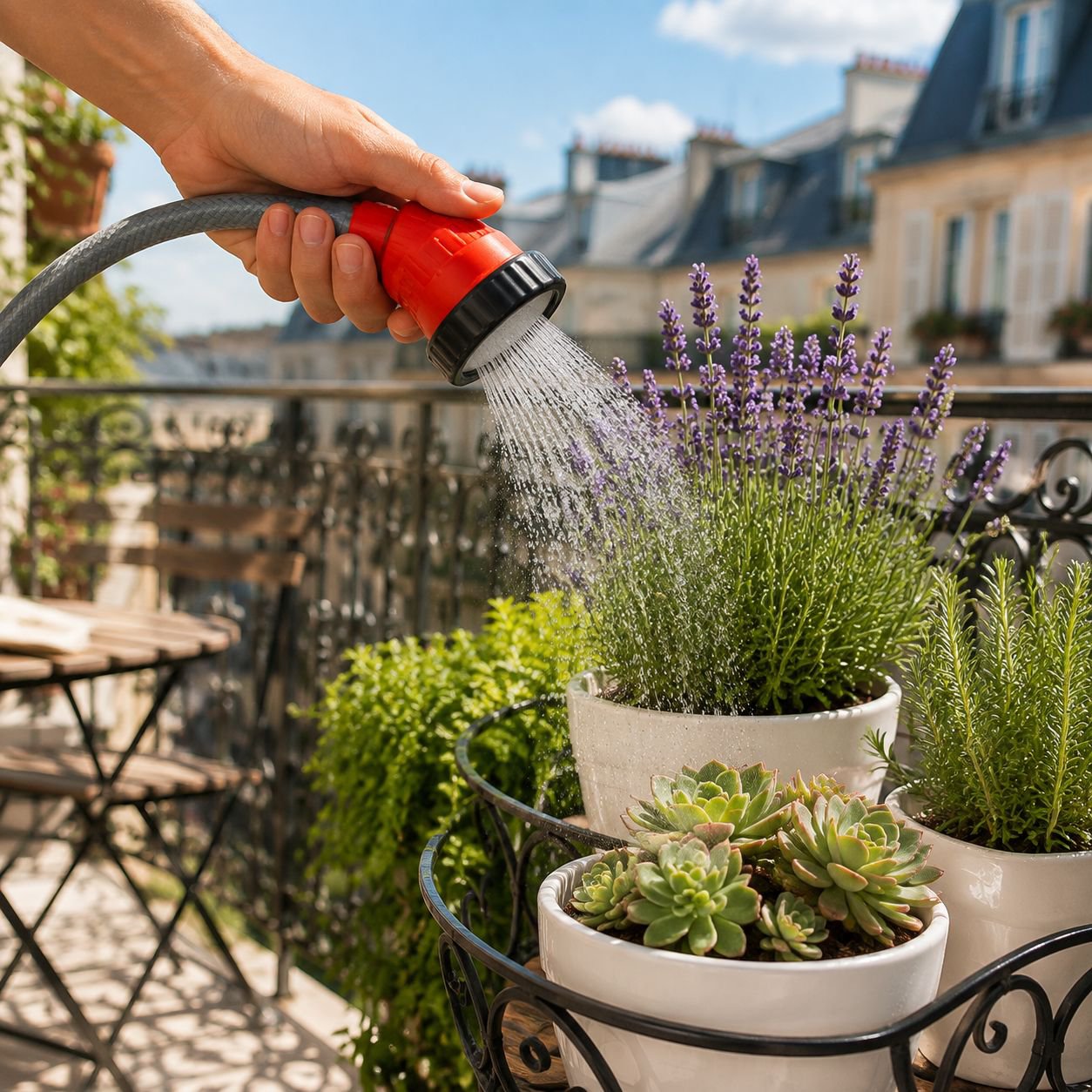Accessoire d'arrosage domestique pour pelouse