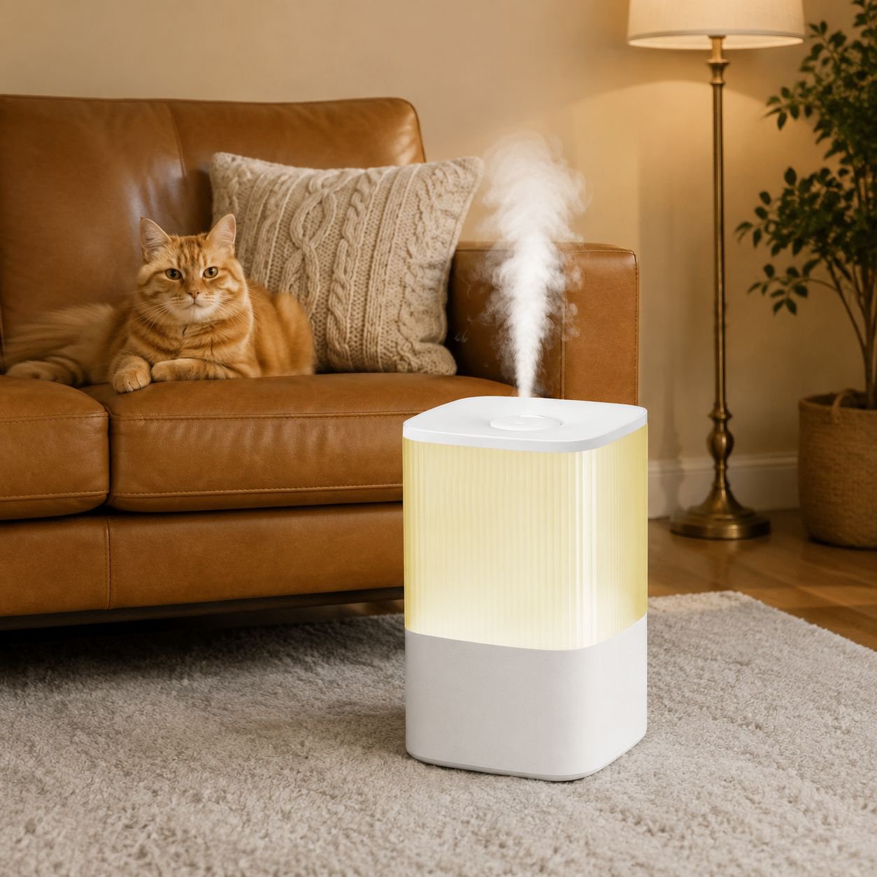 HEPA filter air purifier for home with silent operation