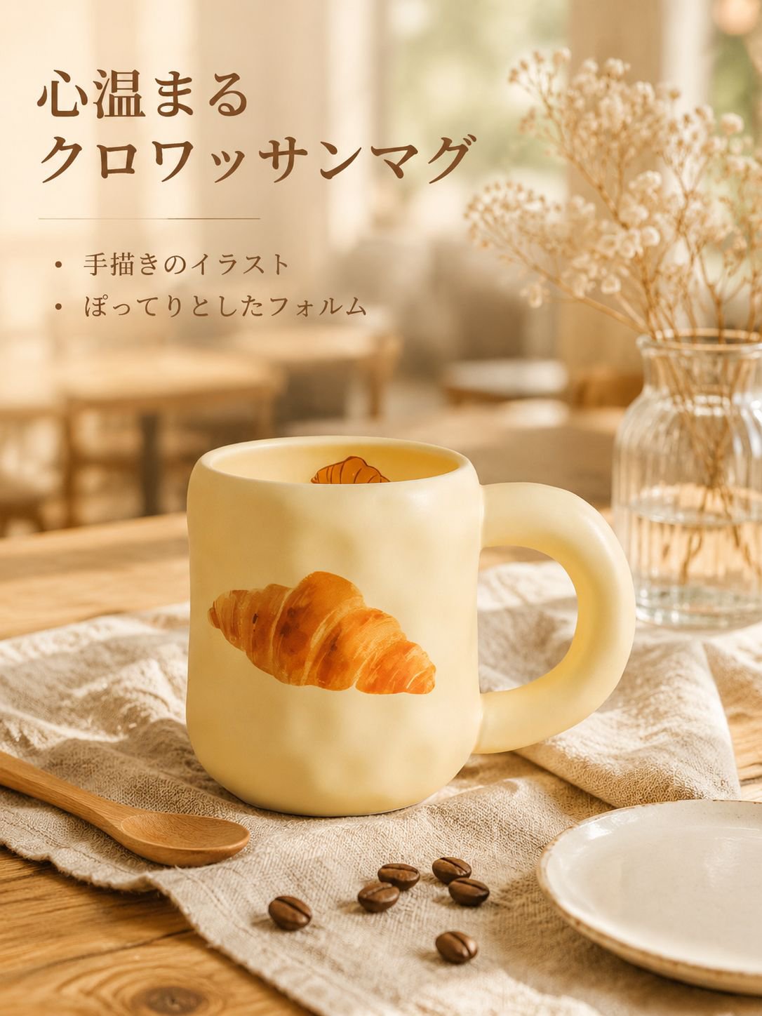 陶器のコーヒーカップ