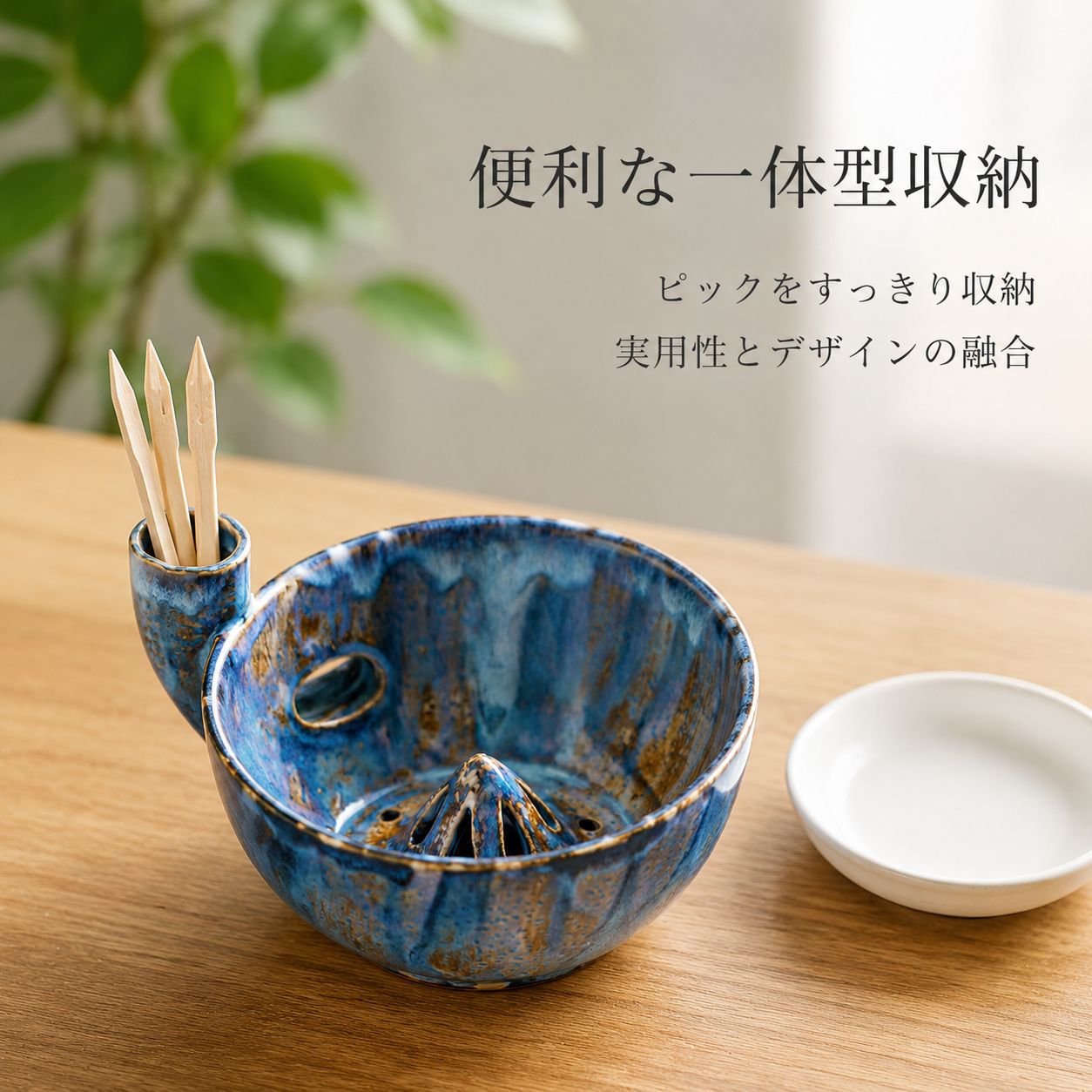 陶器製のフルーツバスケット