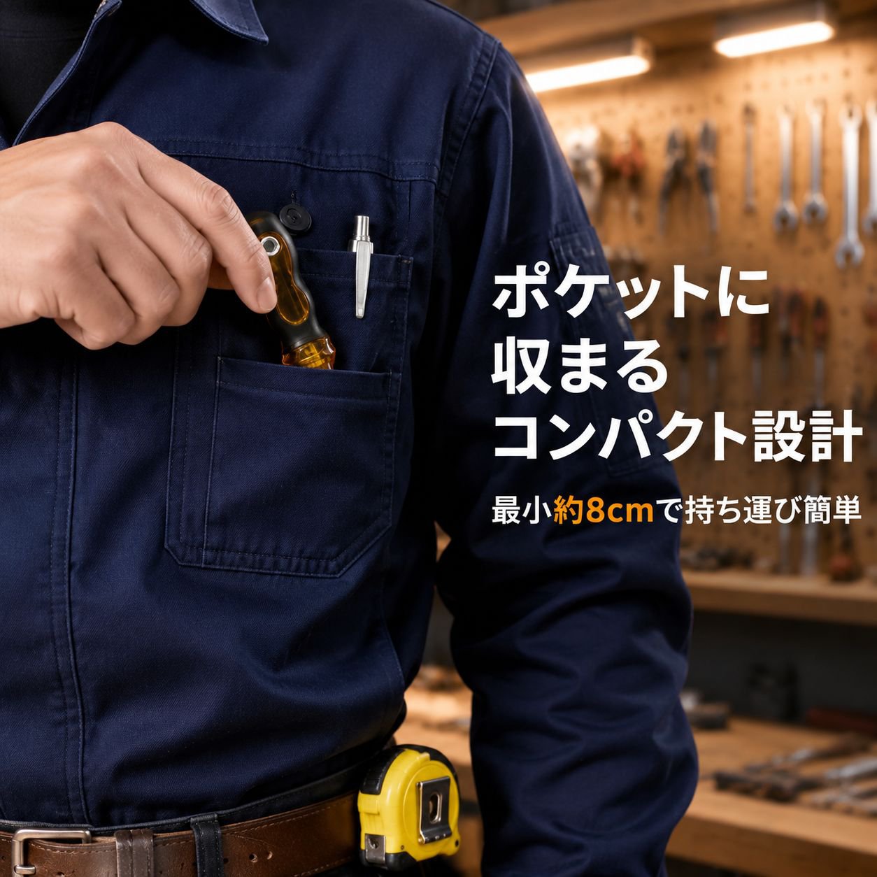 多機能透明伸縮ドライバー・大根型デザイン
