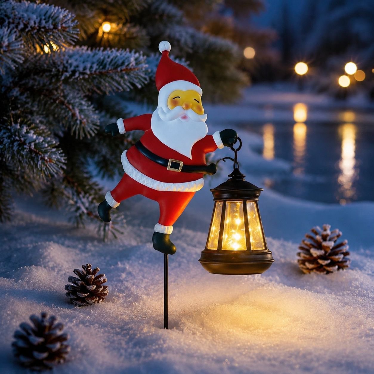 Solar Garden Decorative Light, Waterproof, Energy-saving Outdoor Christmas Lamp