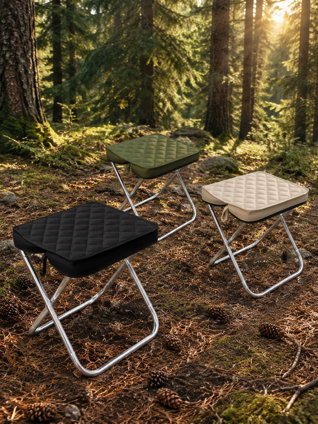 Leichter Klapphocker für Camping und Outdoor