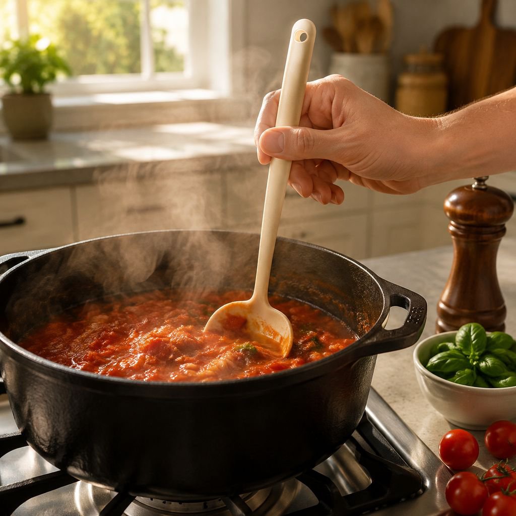 Heat-resistant silicone mushroom spatula for cooking