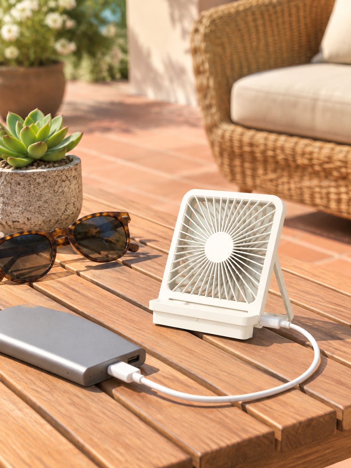 Mini ventilador de escritorio portátil