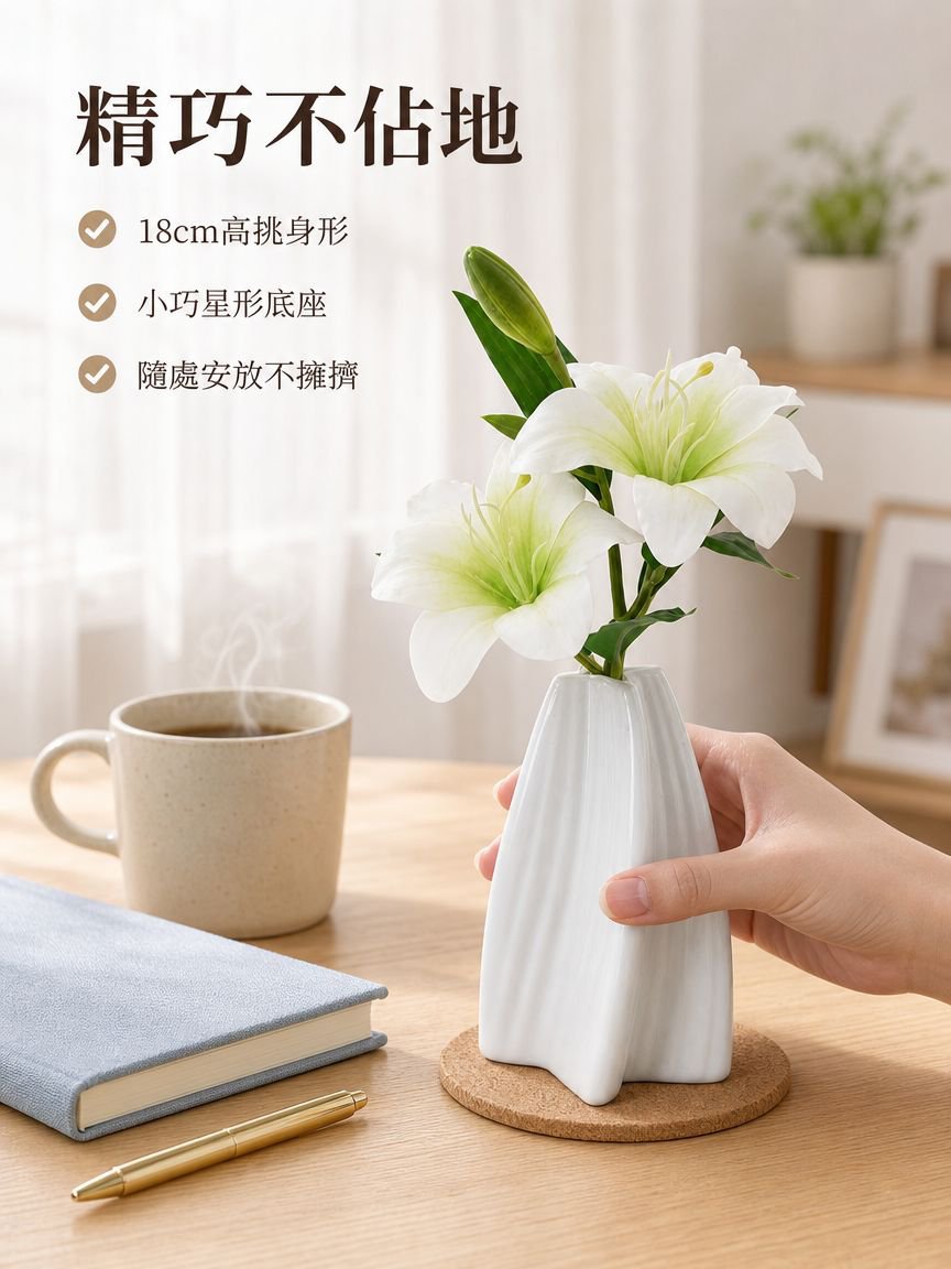 多巴胺色彩陶瓷瓶
